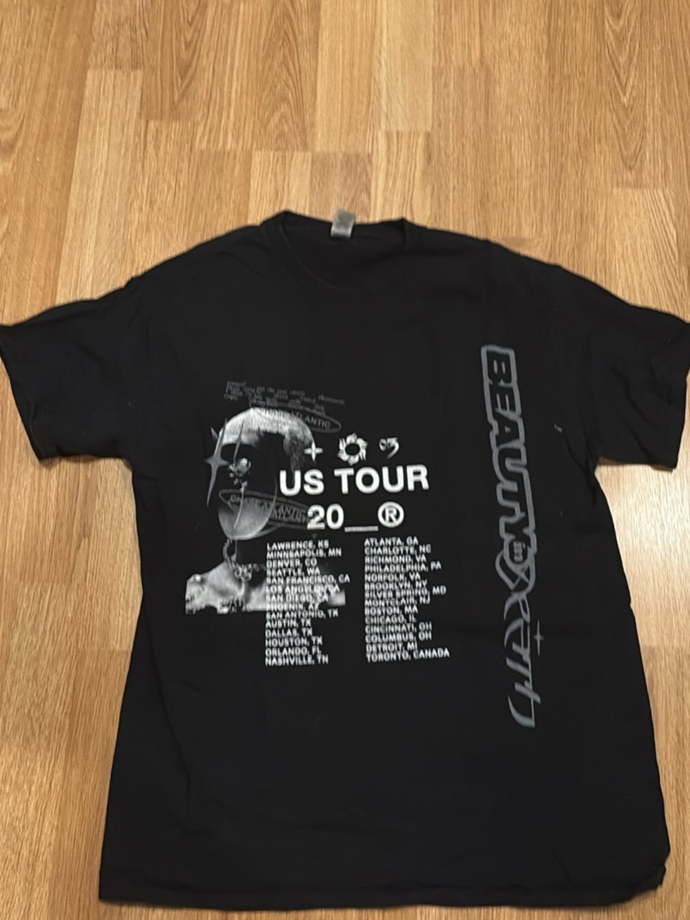 Beauty in Death Chase Atlantic tour t shirt
